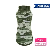 【西班牙Nayeco納伊格】時尚針織毛衣 迷彩綠 25cm/S