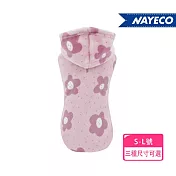 【西班牙Nayeco納伊格】時尚連帽衣_粉花茱麗葉 35cm/M
