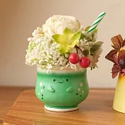 【日本Green House】喫茶店 甜點裝飾小花盆 ‧ 奶油蘇打