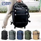 【Travel Blue 藍旅】Journey 經典款 旅行後背包 五色可選(旅行背包大容量背包/出國背包)TB3090 黑色