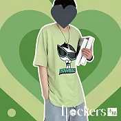 【Lockers 木櫃】美式卡通印花半袖T恤 L114032001 M 草綠色