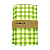 【日本現代百貨】Piatto防水野餐墊150cm(2~3人用) ‧ 格紋(綠)