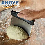 【AHOYE】省力好切不鏽鋼切麵刀附刻度 (烘焙刮刀 奶油刮板 麵團刀 切刀)