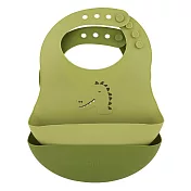 比利時 Trixie 動物造型矽膠圍兜2入組- 威力恐龍