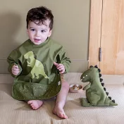 比利時 Trixie 動物造型長袖防水圍兜- 甜笑貓咪