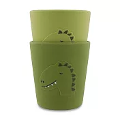 比利時 Trixie 動物造型矽膠水杯2入組- 威力恐龍