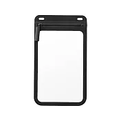 【MUJI 無印良品】自由組合手機小物收納包(防水型)/黑216x125x1.3mm，數量：1入