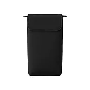 【MUJI 無印良品】自由組合手機小物收納包(緩衝保護型)/黑185x110x35mm，數量：1入