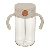 【日本Richell】幻彩吸管水杯 320ml_ 米