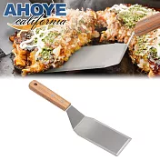 【AHOYE】鐵板燒料理三邊煎鏟 (鍋鏟 食物鏟 燒烤鏟 煎鍋刮刀)