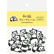 【日本Wa-Life】散裝和紙貼紙包20入 ‧ 熊貓