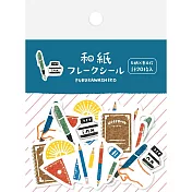 【日本Wa-Life】散裝和紙貼紙包20入 ‧ 文房具
