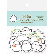 【日本Wa-Life】散裝和紙貼紙包20入 ‧ 小白鳥