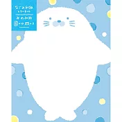 【日本Wa-Life】夏限定｜美濃和紙插畫信封紙組 ‧ 海豹