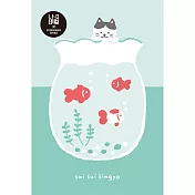 【日本Wa-Life】夏限定｜復古印刷明信片 ‧ 金魚與貓咪