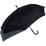 【日本Nakatani】Back Guard背部延長遮雨 耐風直傘 ‧ 黑