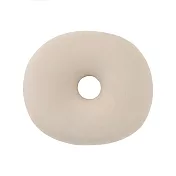 【MUJI 無印良品】甜甜圈抱枕/淺米【成品尺寸】寬45x長45x寬度(厚度)20 cm