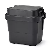 【MUJI 無印良品】耐壓收納箱/迷你/黑約22L