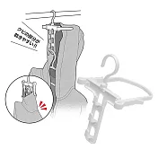 日本PONYKASEI立體速乾連帽T衣物專用衣架