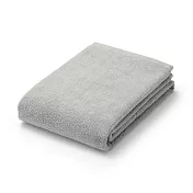 【MUJI 無印良品】棉圈絨雙線織小浴巾/可吊掛/灰色【成品尺寸】W60×L120 cm