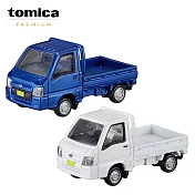 【日本正版授權】兩款一組 TOMICA PREMIUM 27 速霸陸 SAMBAR SUBARU 玩具車 多美小汽車