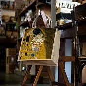 翡冷翠文創藝術棉麻中手提袋｜克林姆《吻》