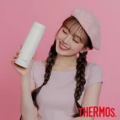 【THERMOS 膳魔師】可進洗碗機不鏽鋼真空保溫杯 480ml(JOQ-481-IV) 象牙白