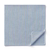 【MUJI 無印良品】棉和晒手帕 藍直紋