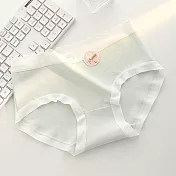 【唯蜜色】7A全褲抑菌云柔棉感無痕彈力女用內褲 L 綠色