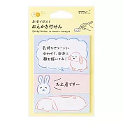 MIDORI 自由創作表情便利貼- 兔子