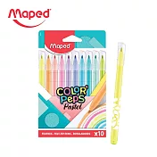 【法國Maped】櫻花水性軟刷頭彩色筆10色