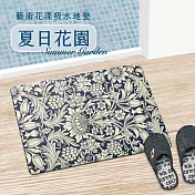 翡冷翠文創花漾吸水地墊｜《夏日花園》