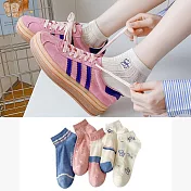 【Missking 1983】設計短筒薄款透氣網襪船襪 (5雙組)