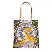 翡冷翠文創藝術經典背袋｜慕夏《十二星座》