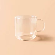 好玻GOODGLAS｜HUG單層把手玻璃杯-清透