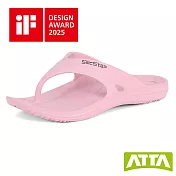 ATTA 矽晶減塑環保足弓夾腳拖鞋 淺粉5
