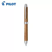 送禮首選-PILOT LEGNO 木質2+1多功能筆 筆套禮盒組 棕