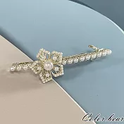 【卡樂熊】溫柔花兒半札髮造型髮夾- 花兒