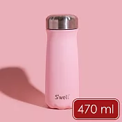 《S’well》Traveler不鏽鋼保溫瓶(櫻花粉470ml) | 保溫杯 保冷保冰杯 水壺 環保杯 便攜杯 咖啡杯 隨行杯
