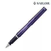 【日本寫樂SAILOR】TUZU Adjust 可調整鋼筆/ 透明紫(限定色)/ F 細字