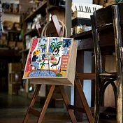 翡冷翠文創波隆那棉麻手提袋｜《早安(狗)》