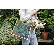 翡冷翠文創藝術棉麻手提袋｜梵谷《鳶尾花》