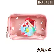 【HOUSUXI舒希】迪士尼系列-透明萬用收納包-A3(四款任選) 小美人魚