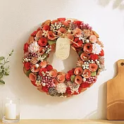 【日本Green House】浪漫精美裝飾花圈(L) ‧ 玫瑰花語