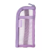 【日本Mark’s】附束帶網狀文具收納包 ‧ 紫網