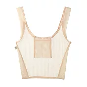 【日本Mark’s】Mesh 網狀托特購物袋 ‧ 奶茶(米)