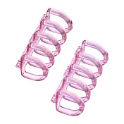 【日本Mark’s】PapiKnot 5孔活頁環2入 ‧ 莓果粉