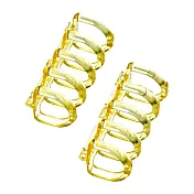 【日本Mark’s】PapiKnot 5孔活頁環2入 ‧ 檸檬黃