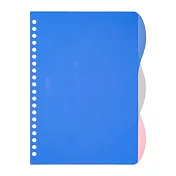 【日本Mark’s】PapiKnot 20孔補充索引頁A5 ‧ 藍色