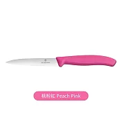VICTORINOX 瑞士維氏 尖頭水果刀 (鋸齒) - (無刀套) 粉紅色